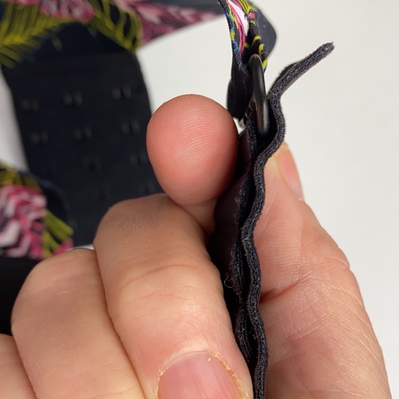 Knixwear BLK/PNK Catalyst Bra, Electric Aloha, 3             *P1003 - Picture 6 of 6